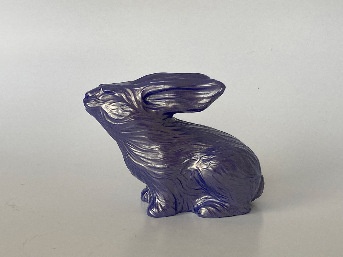 Rabbit Figurine Collectible Home Decor 3D-Printed Sculpture